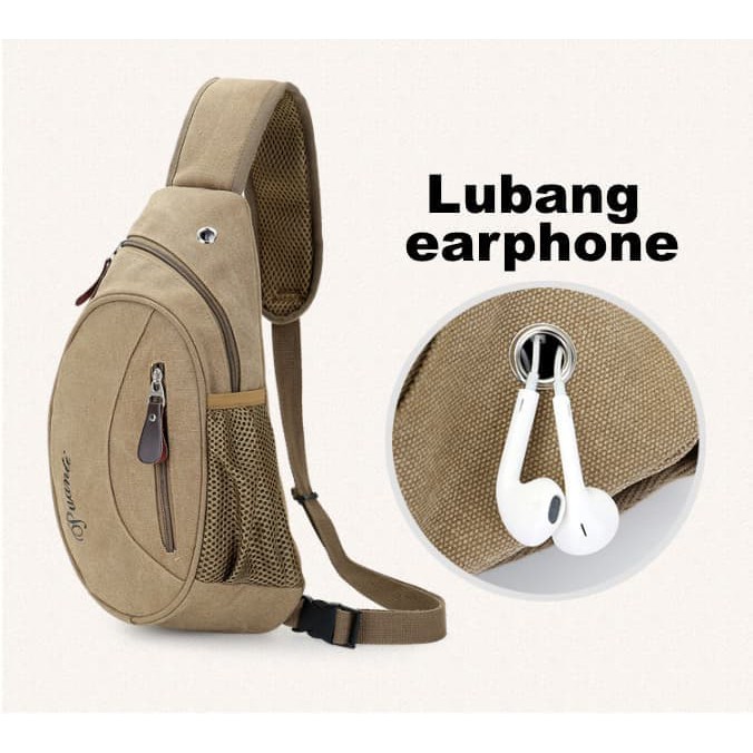 TAS SELEMPANG KULIAH SEKOLAH DSLR PRIA CAMERO SEGUNDO ESGOTADO NA HD5179 Korea Tas selempang Tas pi