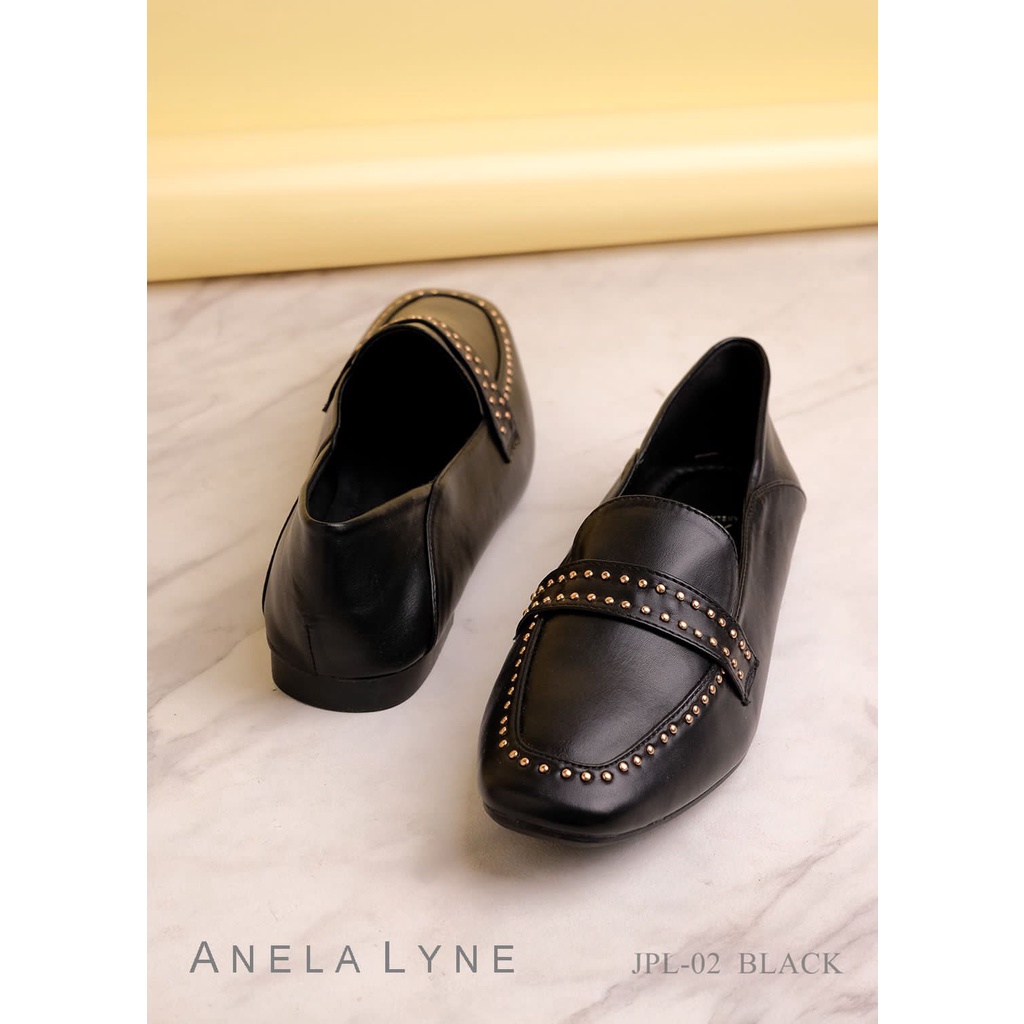 ANELA LYNE SEPATU LOAFERS LEATHER BASIANA APL-02 ORIGINAL