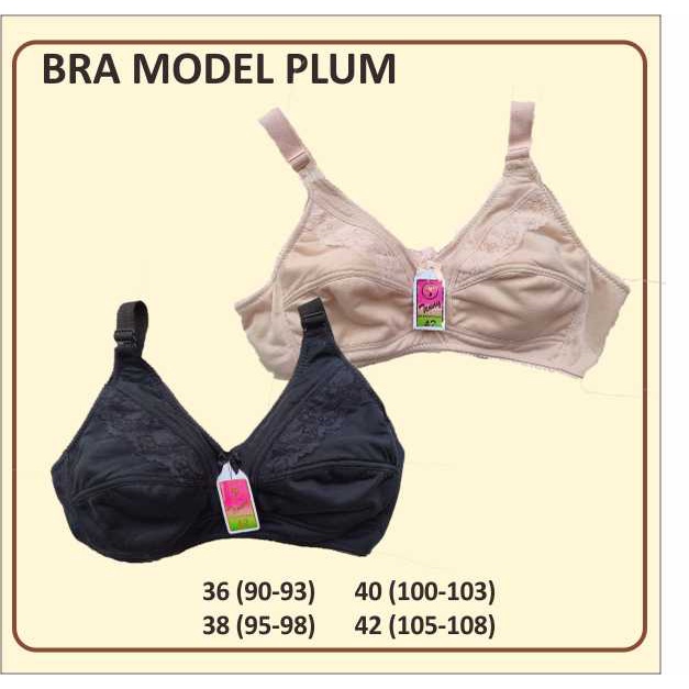 BRA BH MODEL PLUM PREMIUM TANPA KAWAT BUSA TIPIS