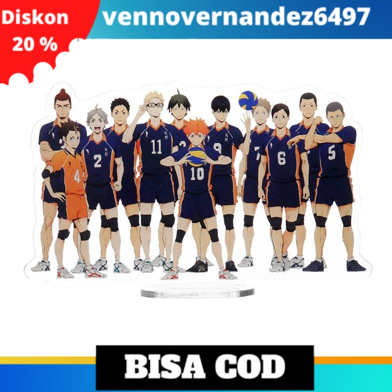 (( BISA COD )) 15cm Japanese anime figure haikyuu Anime Acrylic Stand Model Toys Action Figure gift 
