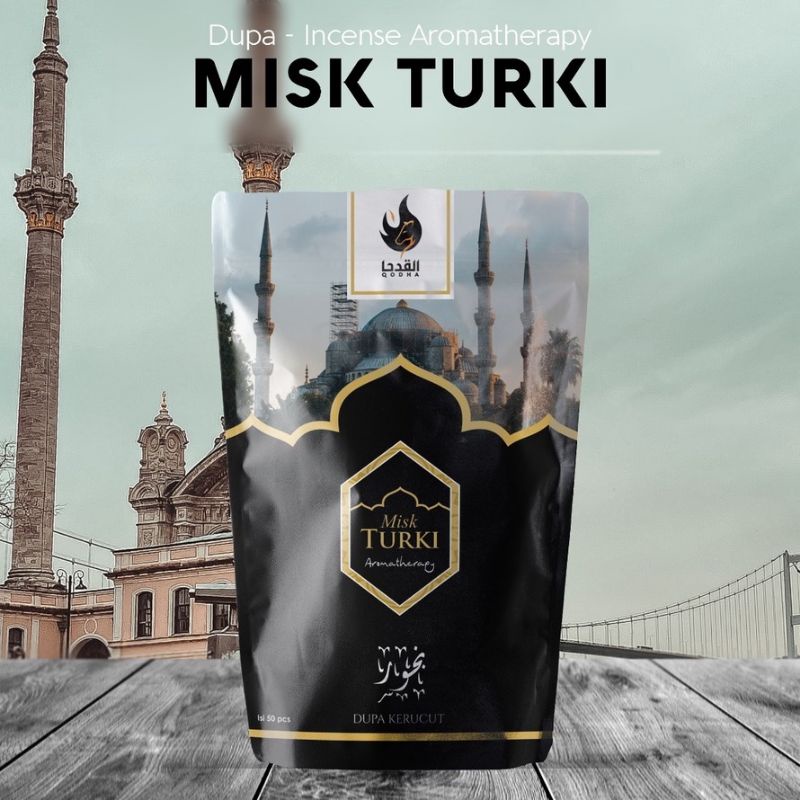 Dupa Buhur Aromatherapy MISK TURKI By QODHA isi 50 Kerucut