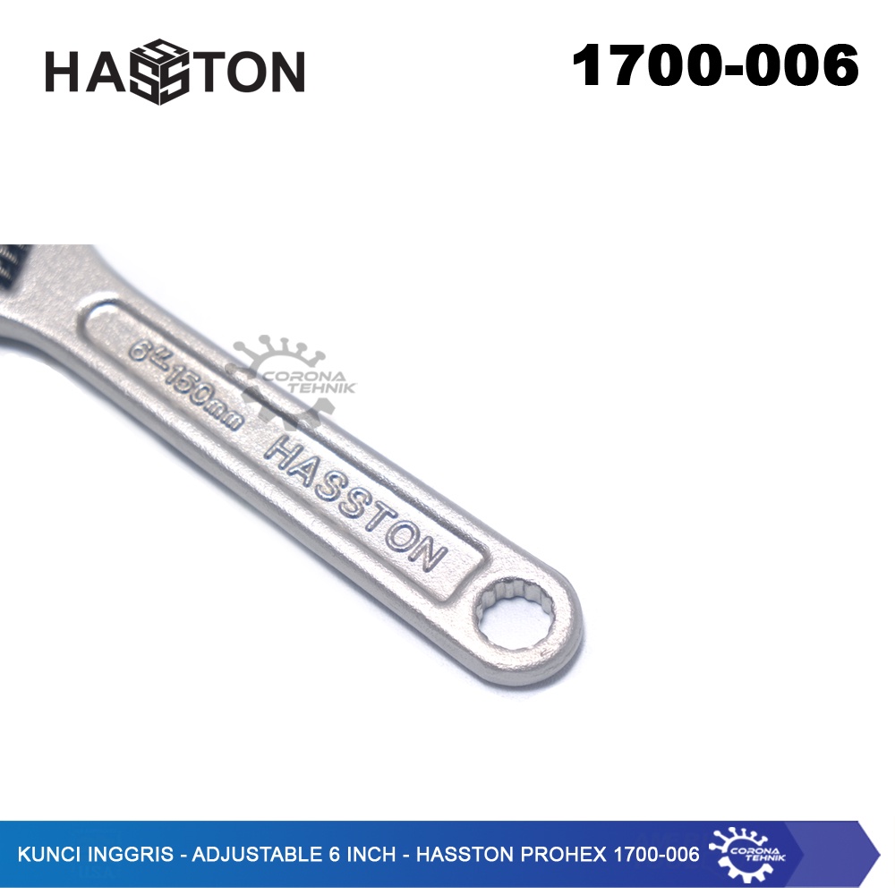 Hasston Prohex 1700-006 - Kunci Inggris - Adjustable 6 Inch