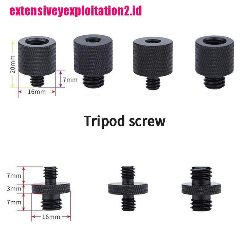 &lt; E2id &amp; &gt; Plat Adapter Skrup Tripod 3 / 8 &quot;Ke 1 / 4&quot; Male