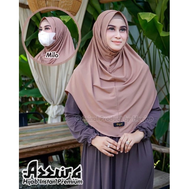 New HIJAB EARLOOP / BERGO INSTAN AZZURA || Original Heejap