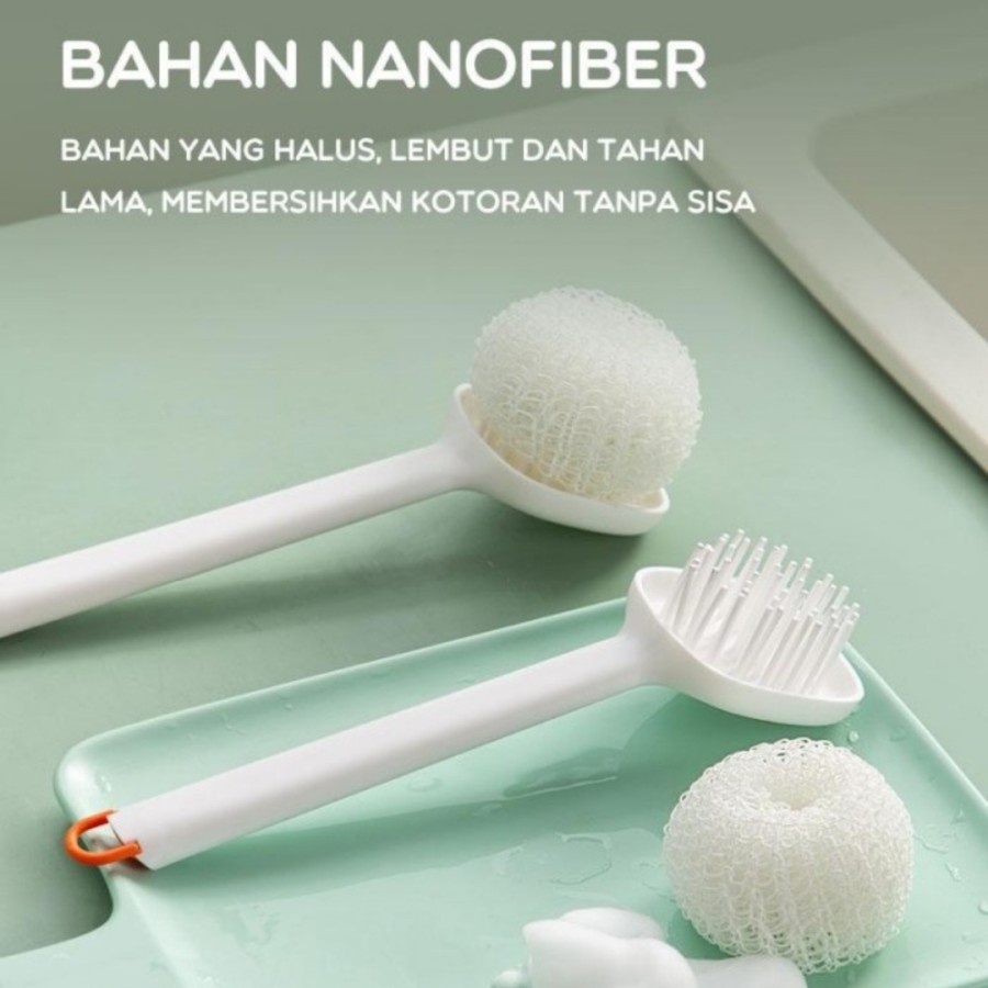 Bonbox Cleaning Tools Long Handle Brush BCB01 / Alat Cuci Serbaguna