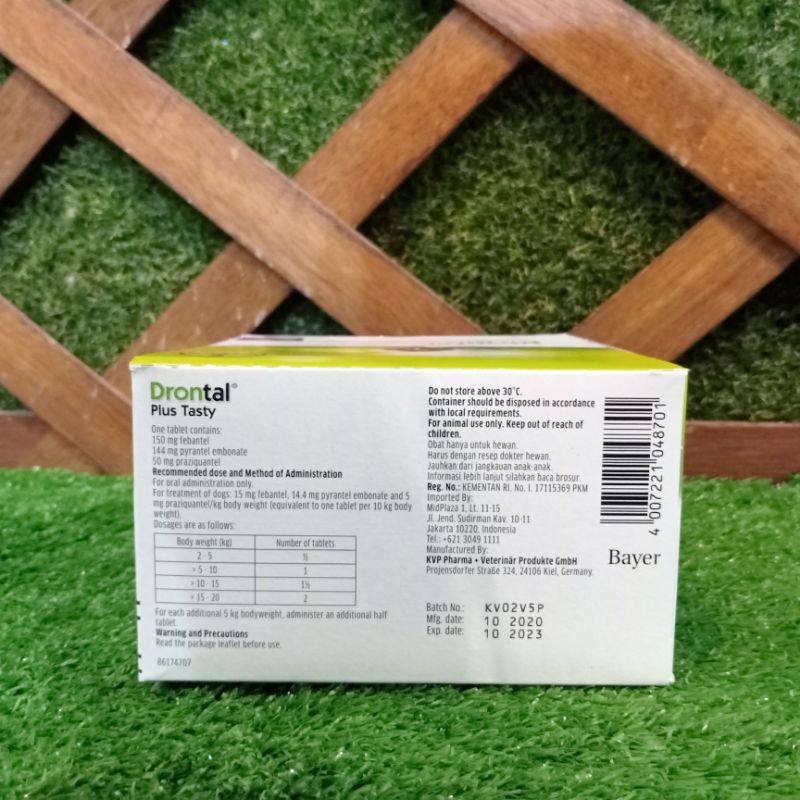 Drontal dog / drontal plus tasty / obat cacing anjing / obat cacing drontal