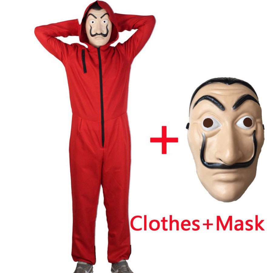 Kostum Money Heist cosplay halloween