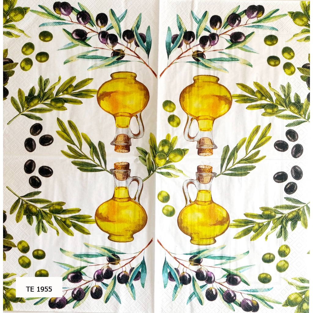 TISU NAPKIN DECOUPAGE EROPAH 33X33 CM TE 1955 TTS