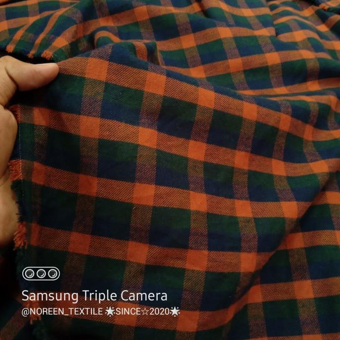 Kain Kemeja Flanel Motif Kotak Kain Meteran Murah | Harga Per 01M _Termurah