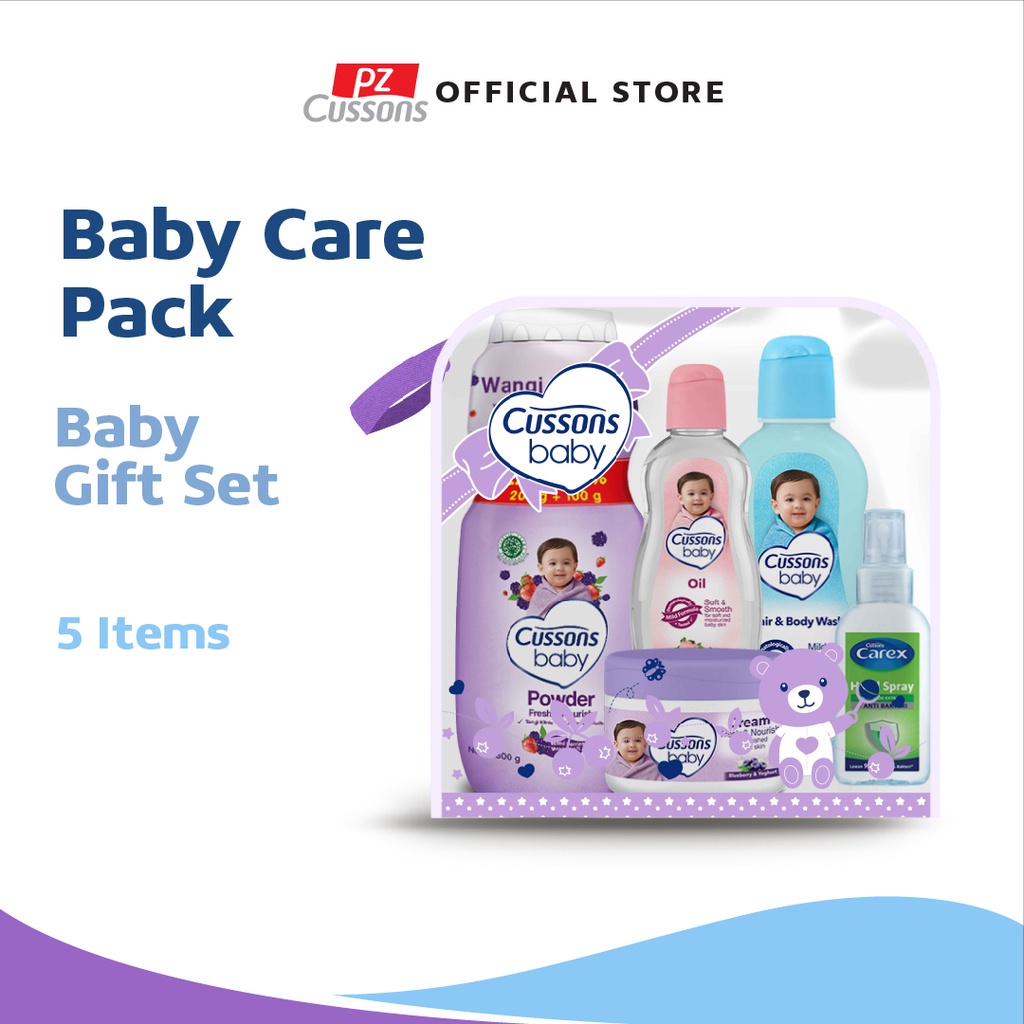 Cussons Baby Small / Medium Bag | Paket Perawatan Mandi Bayi Sabun Shampoo Telon Baby Oil Cotton Bud