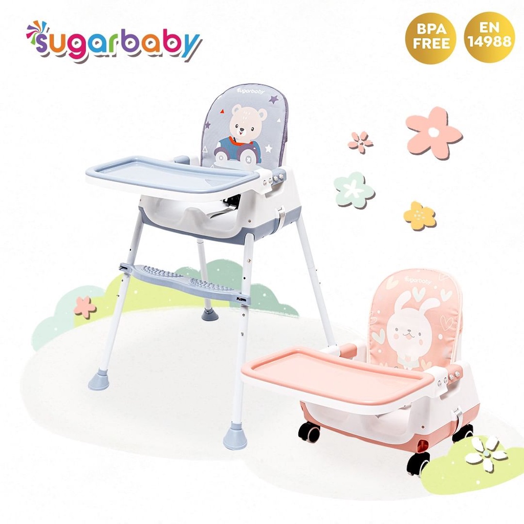 SUGARBABY FUN CHAIR CONVERTIBLE BABY HIGH CHAIR 6IN1