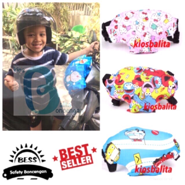 PROMO!! BANTAL SETIR MOTOR ANAK / BANTAL STANG BONCENGAN MOTOR / BANTAL MOTOR