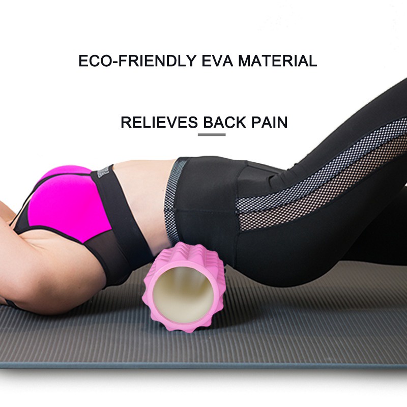 Foam Roller Yoga Balok Ring Roller Alat bantu Yoga Hollow Column Foam Gym Exercise