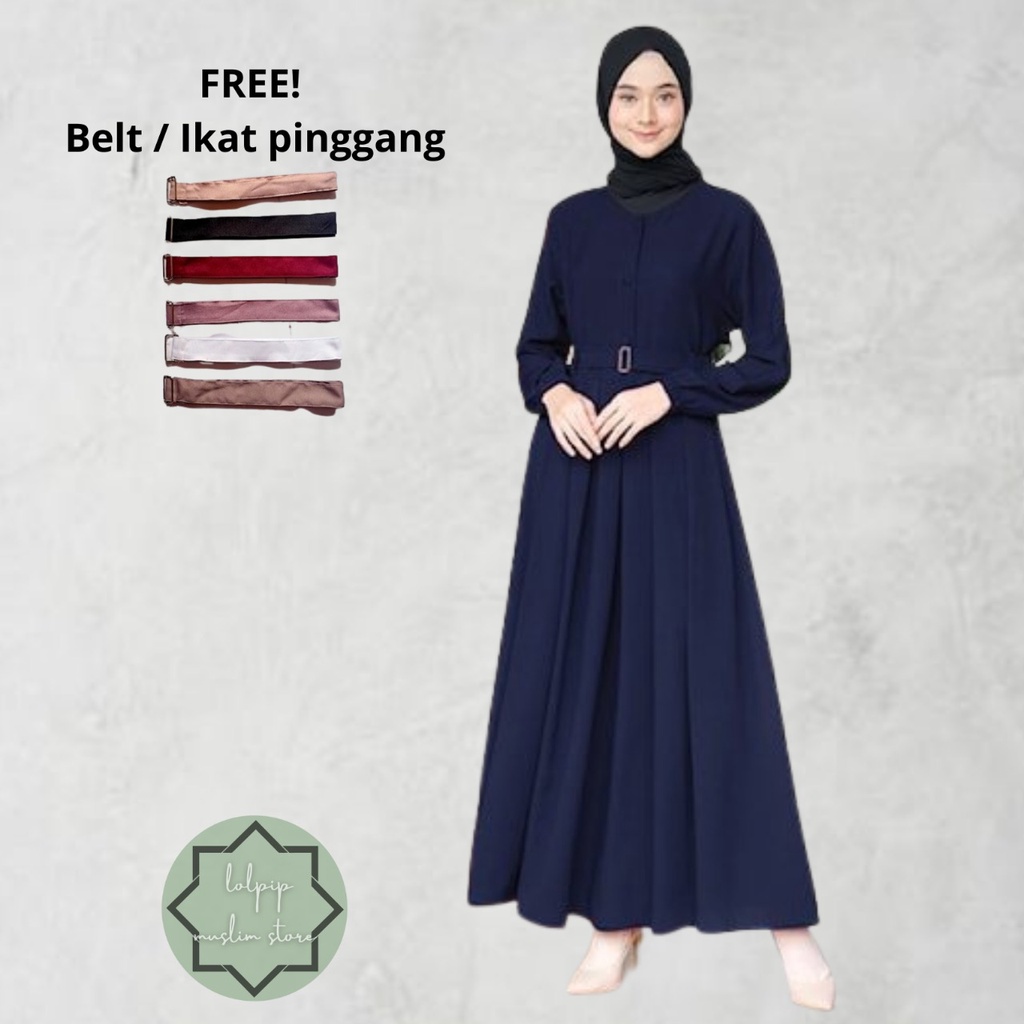 GAMIS EXCLUSIVE TERBARU GAMIS REMAJA GAMIS DEWASA - NAVY