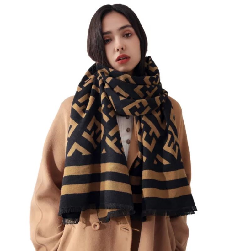 [BISA COD] SYAL WINTER COAT BRAND/SCARF PREMIUM TEBAL BISA DIPAKAI SAAT CUACA DINGIN