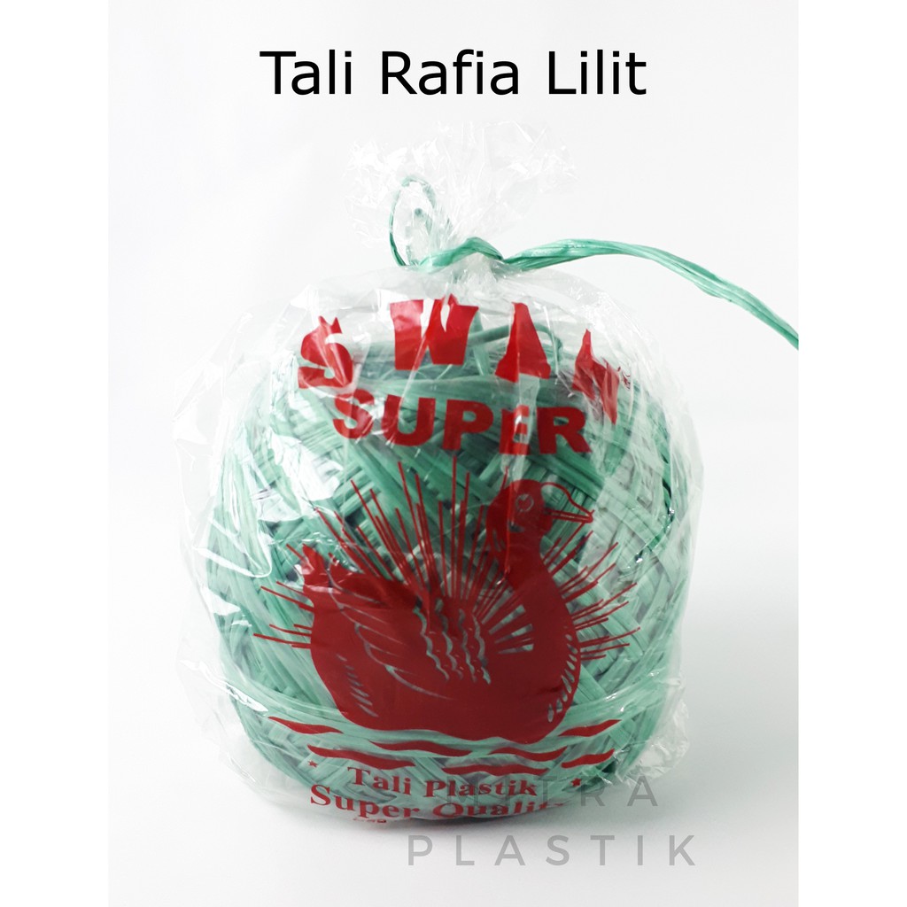 

Arm Tali Rafia Lilit Swan Jahit Karung Plastik Warna Warni Putih