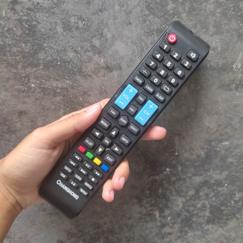 Remote TV LED CHANGHONG Analog Digital TV Original Terbaru - Remot TV LED CHANGHONG