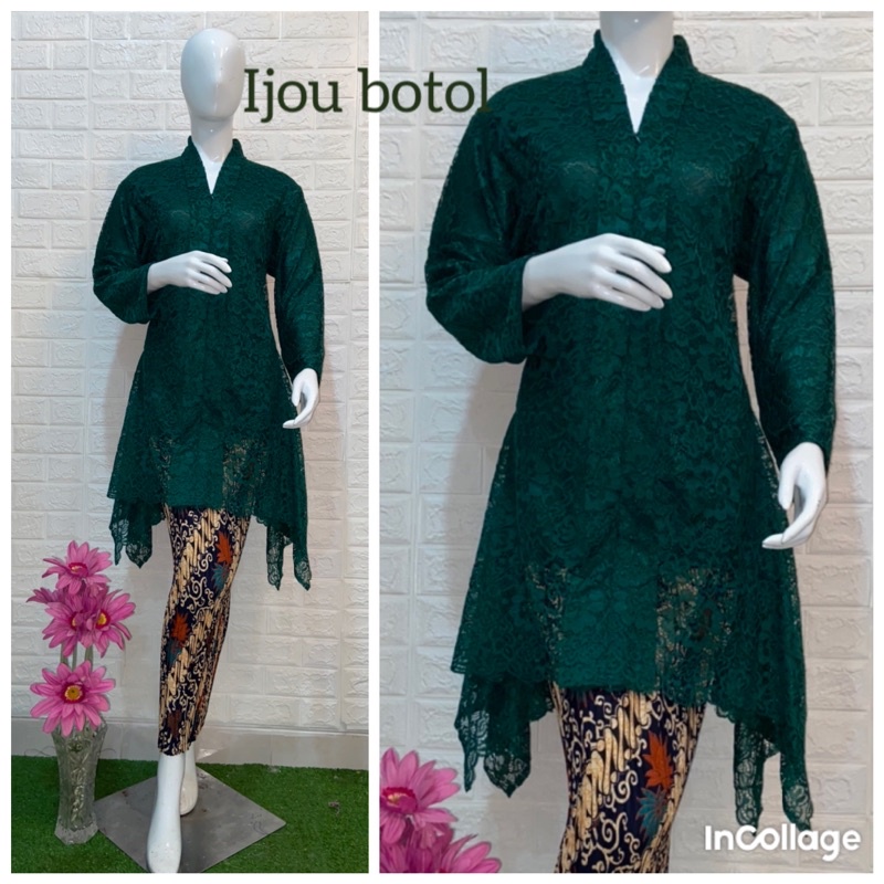 Setelan Kebaya / Tunik Brokat / Kebaya Kartini / Kebaya Modern / Kebaya Pesta / Kebaya Busui / Kebaya bali-Ijau