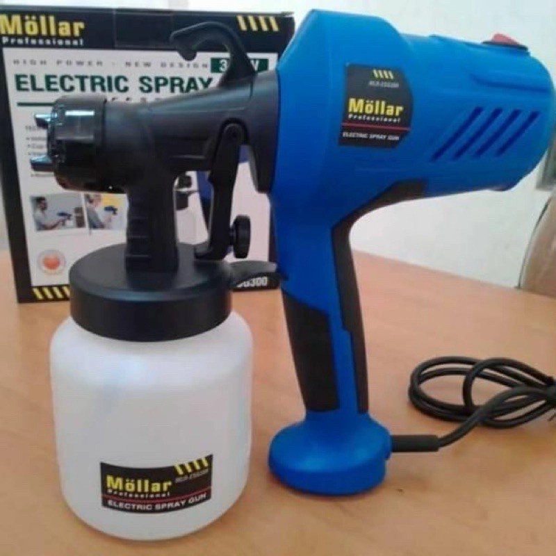 mollar esg300 electric spray gun alat semprot cat minyak tembok elektr