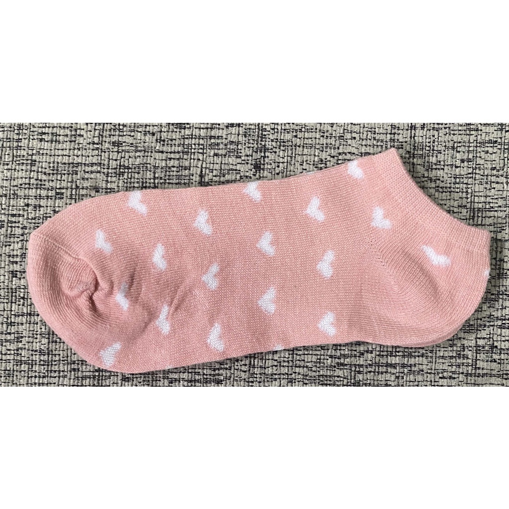 Kaos Kaki Wanita Polos Pendek Aksesoris Sepatu Murah Semata Kaki - LPM Shop-PEACH LOVE KKI