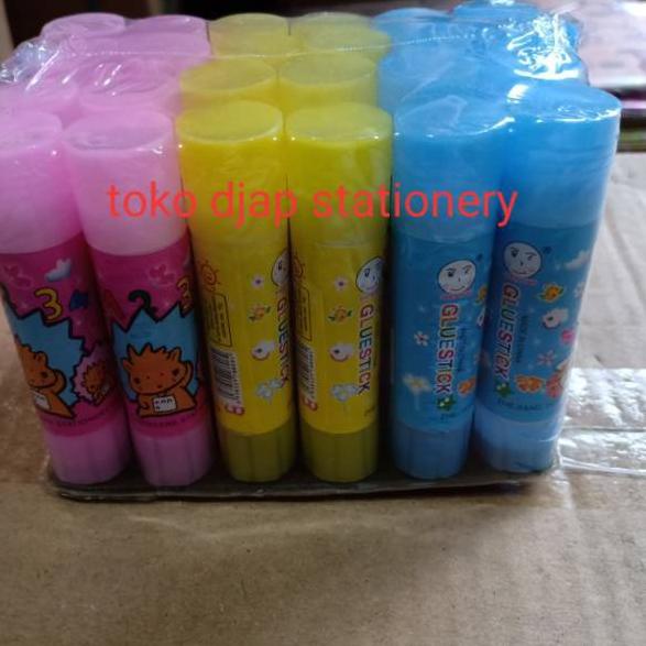 

Best! Glue stick Fancy 10gram isi 24 psc