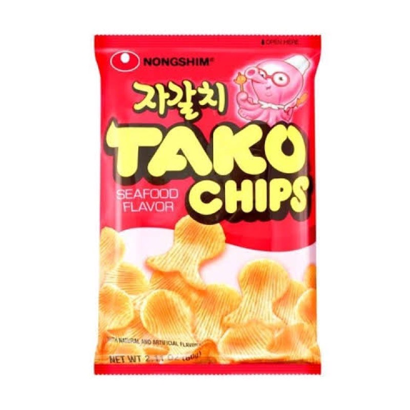 

Nongshim Tako Chips - Snack Rasa Seafood