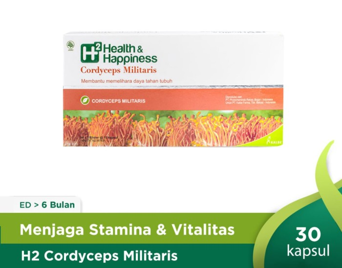 H2 CORDYCEPS MILITARIS 30 KAPSUL