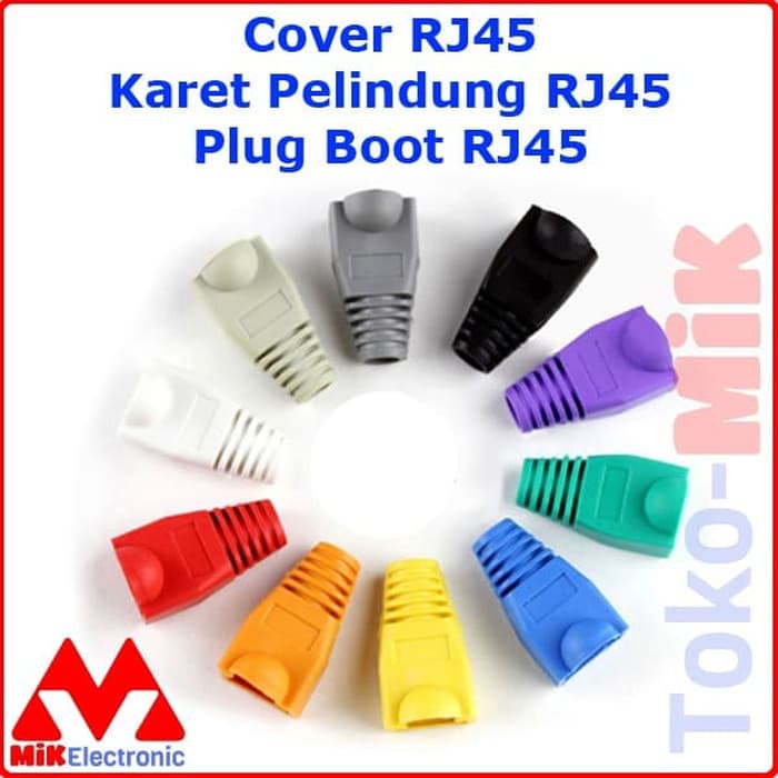 COVER RJ45 KARET PELINDUNG RJ45 PLUG BOOT RJ45