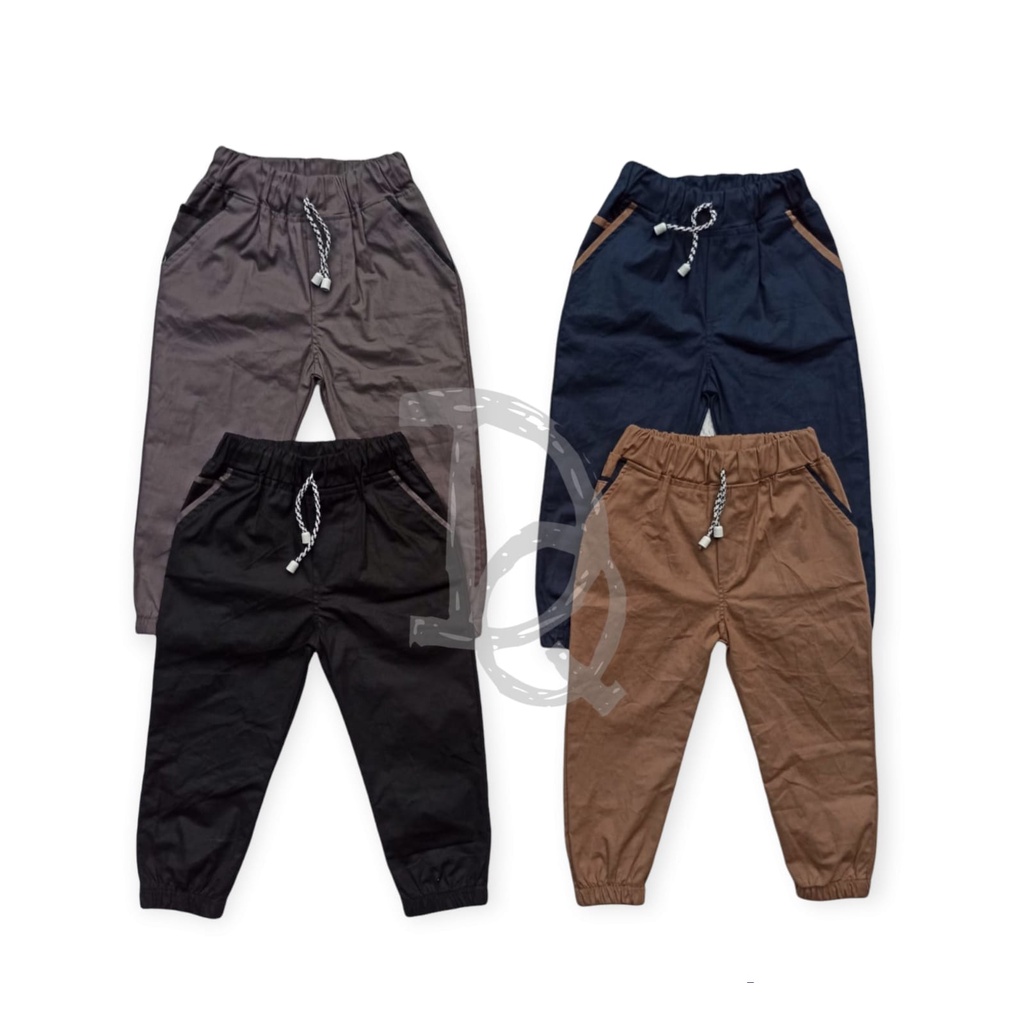 Celana Joger Anak Celana Chino MURAH Celana Anak Joger UNISEX 1 - 10 Tahun Joger Karet Bahan Mulur Stretch elastis