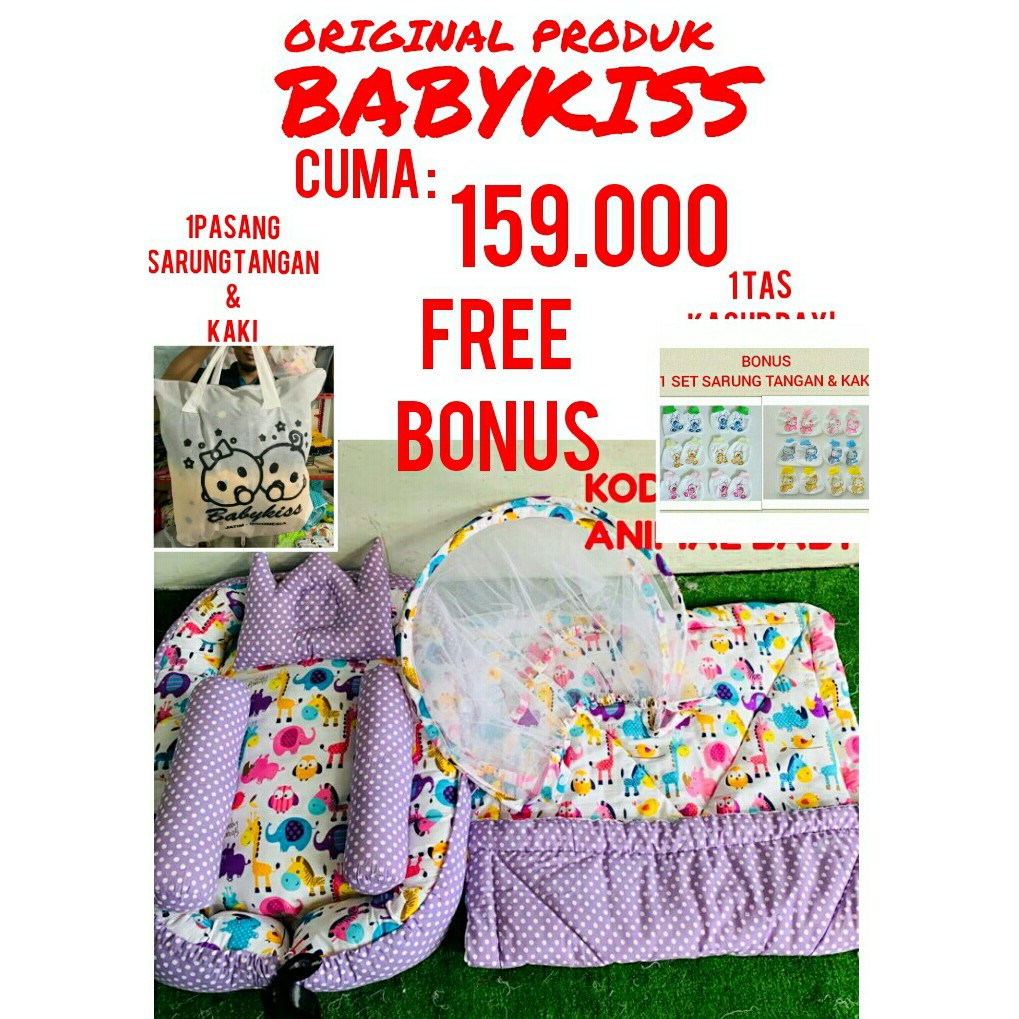 Cod Kasur Bayi Perahu Kelambu Lipat Terbaru Karakter Motif Animal Cod Kasur Bayi Perahu Kelambu Lipat Terbaru Karakter Motif Animal