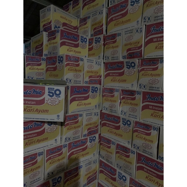 

Indomie Kari 1 Dus isi 40 bungkus x 72 gram (Desember 2025)