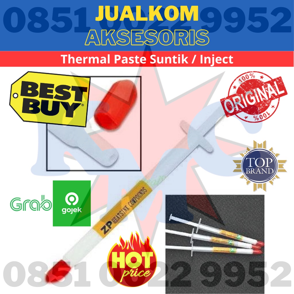 Thermal Paste Pasta Suntik Inject SILVER Good Quality Silicon Compound Grease