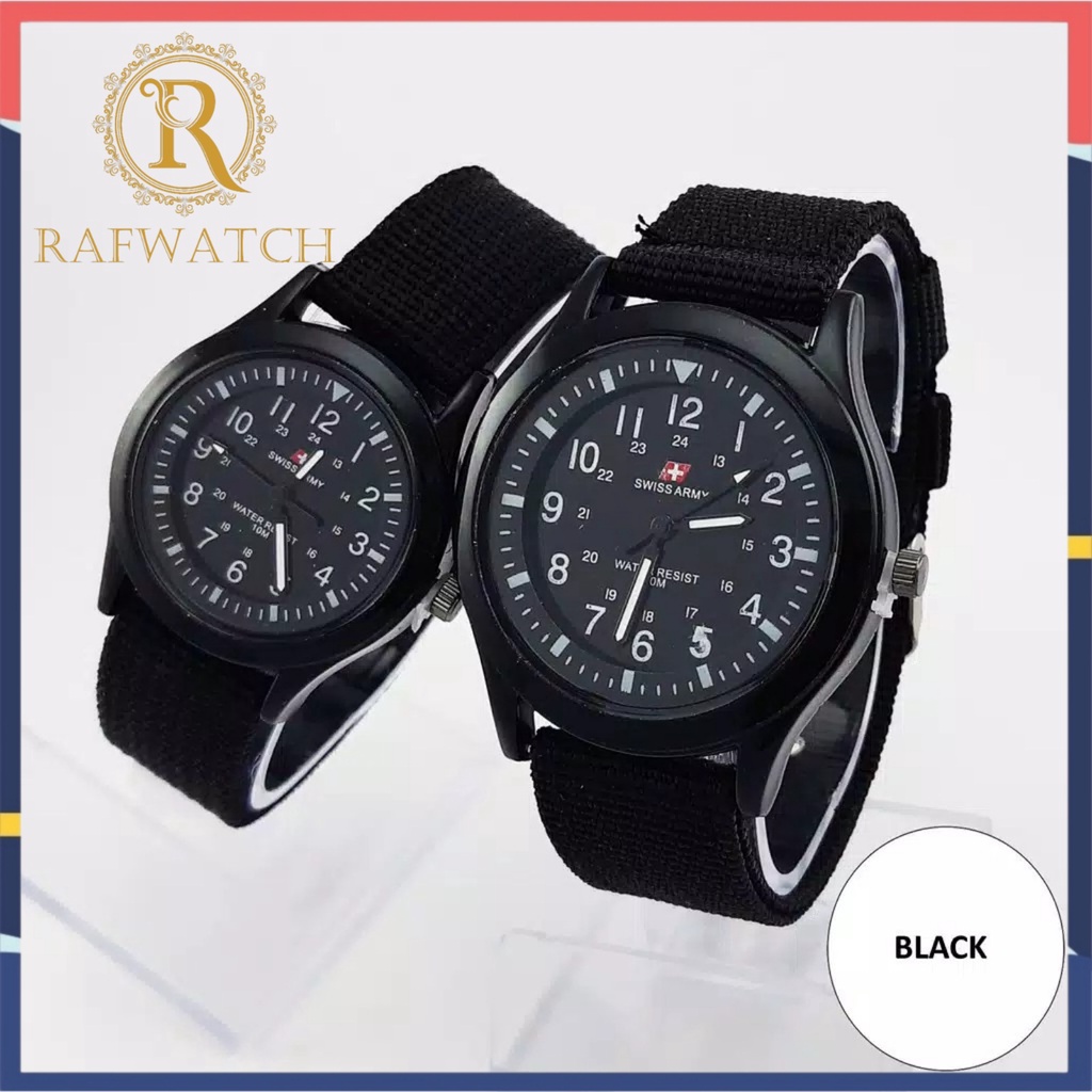 Jam Tangan Sport Tali Kanvas Cowo Cewe Casual