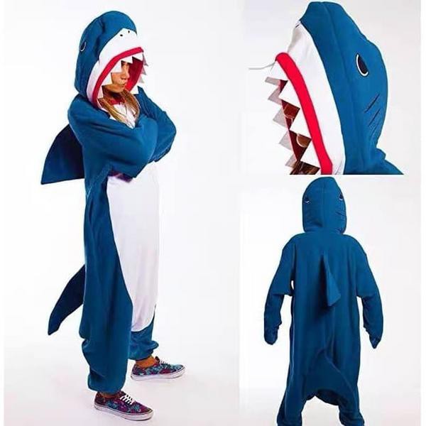 Onesie Hiu Onesie Dewasa Onesie Unicorn Onesie Shark Babi Baru Banget Hadiah Ulang Tahun Baju Cospla