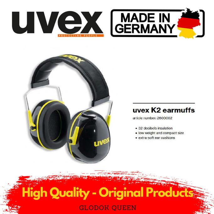 Original Uvex K2 Earmuffs Headset 2600002 yx glodokq98 Berkualitas
