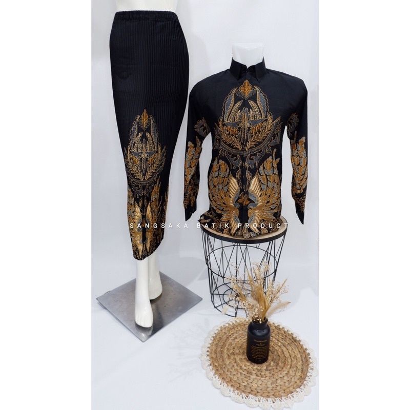 SET BATIK COUPLE / ROK SET BATIK / BATIK COUPLE ROK / BATIK LENGAN PANJANG