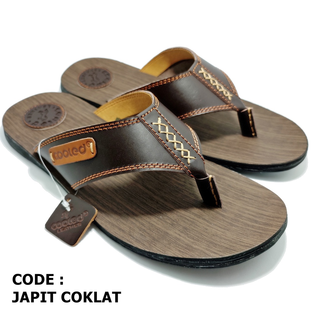 Sandal Jepit Kulit Pria Terbaik Original Cooled