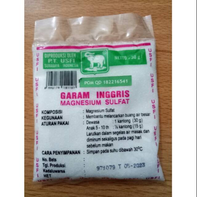 Garam Inggris Cap Gajah 30 gr