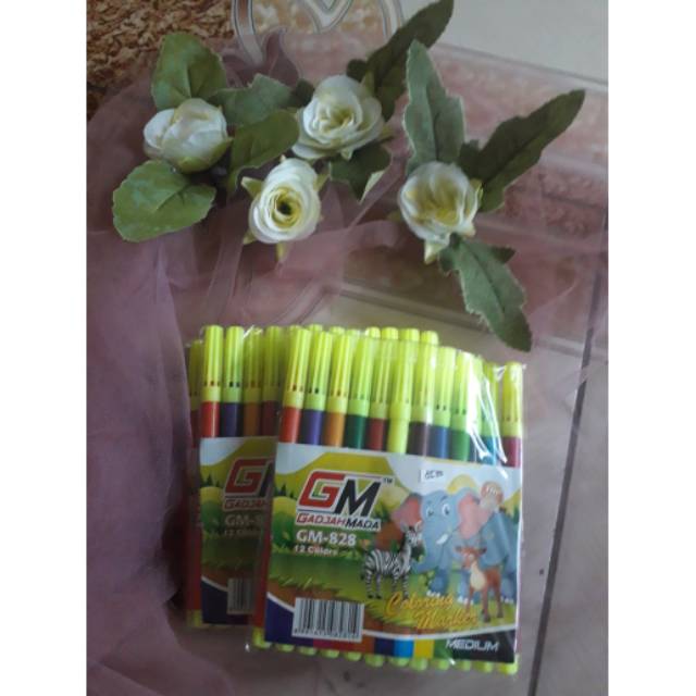 

Spidol GM 12 warna murah