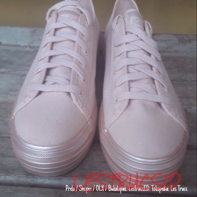 Keds Triple Kick Shimmer Sepatu Sneakers Shoes