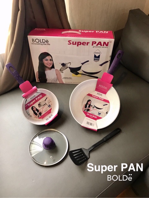 5pcs Super PAN Keramik Purple Butterfly Set 5 Original BOLDe Panci Keramik Premium