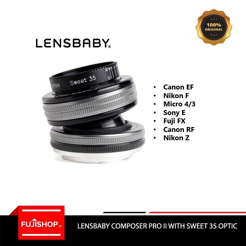 Lensbaby ティルトレンズ Composer Pro II with Sweet 80 ニコン Fマウント 焦点距離80mm F2.8 - 3