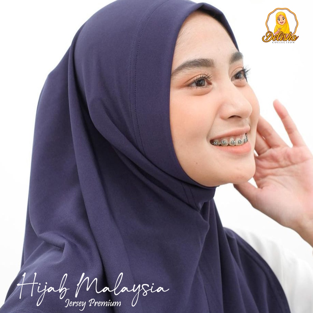 Bergo Malaysia Jersey Premium/ Hijab Syria Malaysia