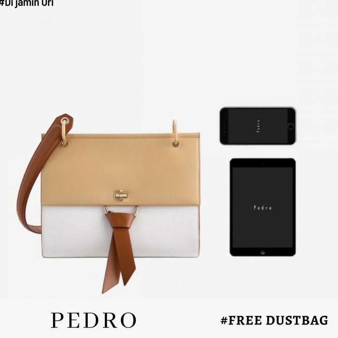 Branded tas hand bag kekinian❣☞ tas wanita pedro original FO127 - beige TasHandBagBagus