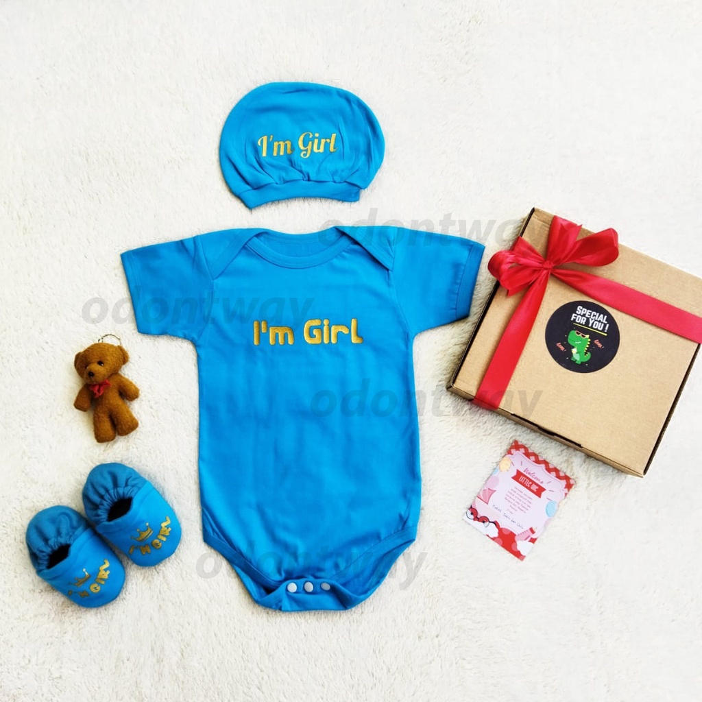 Hampers Baby Hadiah Kado Lahiran Bayi Baby Gift Set Custom Nama Bisa Bayi Perempuan Laki Laki Murah-3