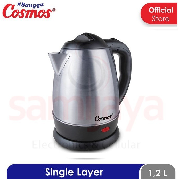 KETTLE LISTRIK - TEKO LISTRIK COSMOS CTL-618 / CTL 618 1.2 LITER BERGARANSI