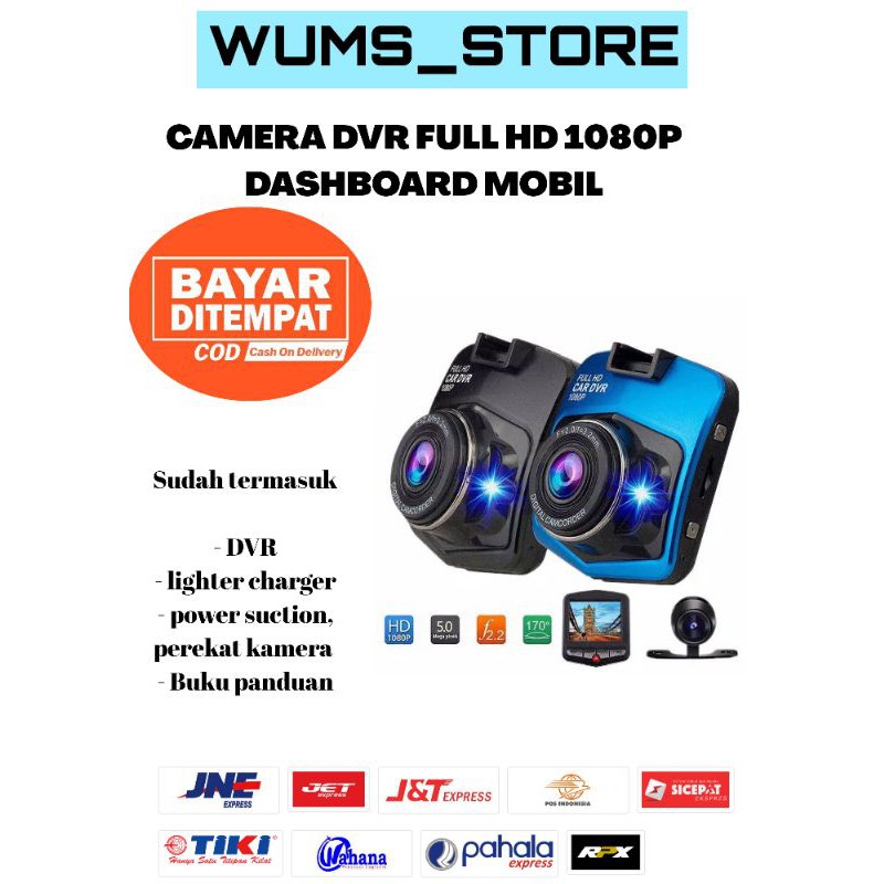 Camera DVR FULL HD 1080P camera dashboard mobil