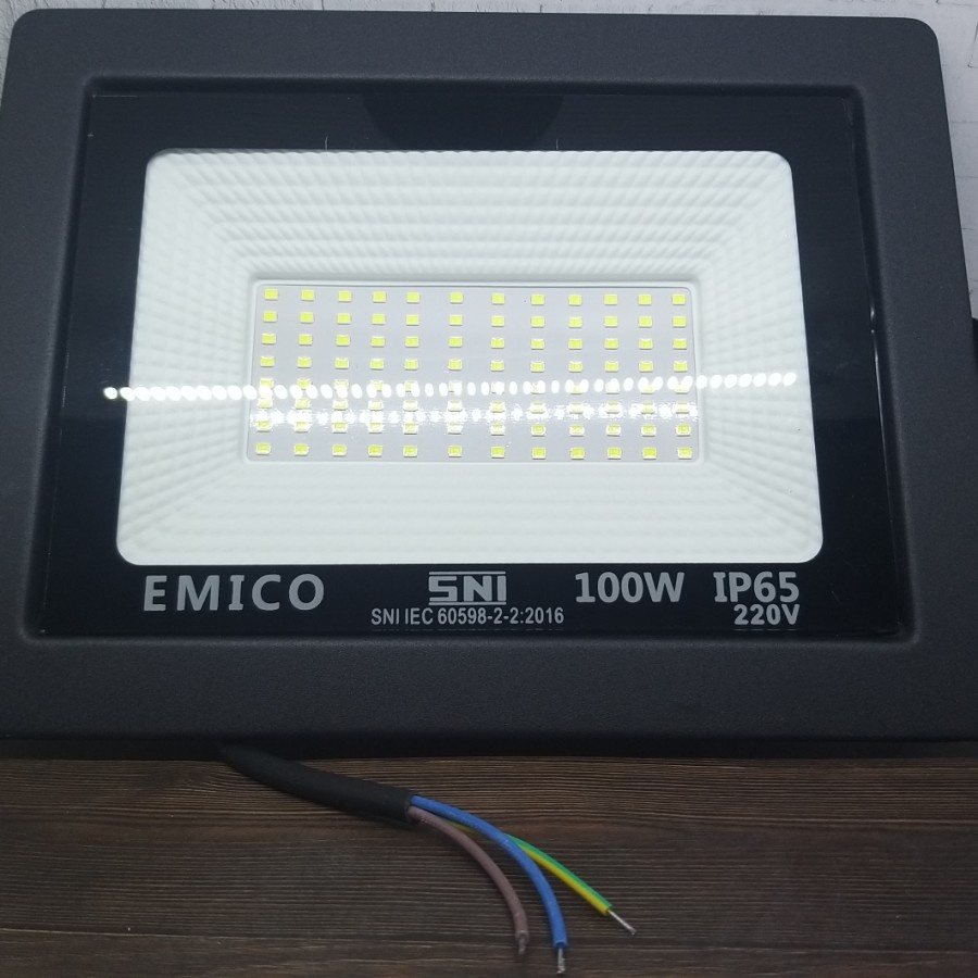 Lampu Sorot LED 100W Aliteco Flood Light 100 W Tembak Outdoor 100 Watt