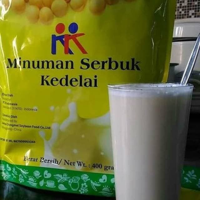 Minuman Penambah Berat Badan Susu Kedelai KK Indonesia Soya Bean Powder Tinggi Protein Gizi Nutrisi