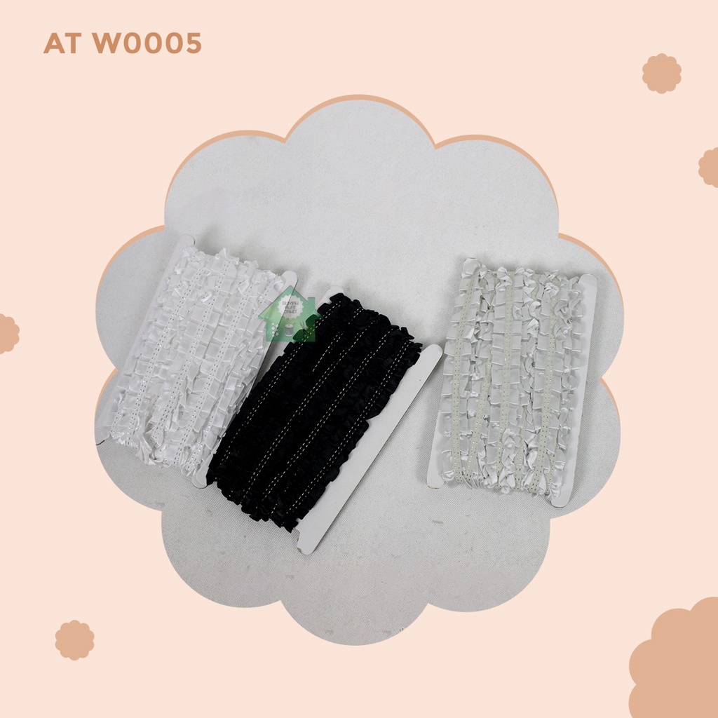 Renda Giper Bordir Baju / Rok Motif Rempel ATW05